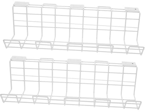 HOMSFOU Kabeldrahtgestelle Unter Dem Schreibtisch Kabelaufbewahrungsgestelle Kabel-organizer-tabletts
