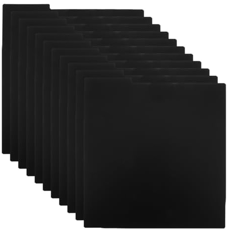 DIYEAH Separadores De Álbumes De Vinilo Plástico 15 Piezas Divisor Reutilizable Para Organización De Discos Vinil Y Cds Almacenamiento Fácil Hogar Oficina