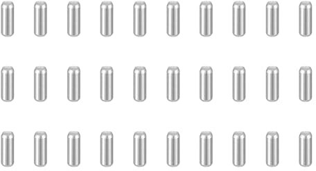 sourcing map 100pcs Dowel Pins M2(2mm) x 5mm 304 Stainless Steel Cylindrical Shelf Support Peg Pin Rod Fasten Elements for Metal Devices Wood Furniture DIY Installation, Silver