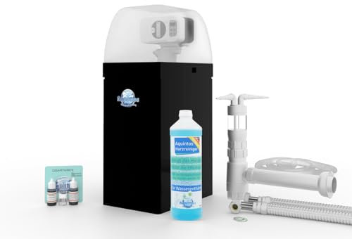 ShinySoft Wasserenthärtungsanlage | Entkalkungsanlage für bis zu 4 Personen inkl. wählbarem Anschlussset | Antikalkanlage (ShinySoft10, Anschlussset 2)