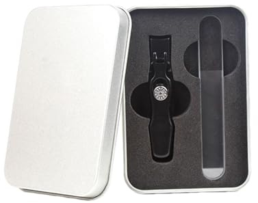 Duroecsain Nagelknipser – Ergonomisches und sicheres Design mit großem Kopf – aus Edelstahl mit breitem Kiefer, sicher für Zuhause, Reisen, Frauen und ältere Menschen