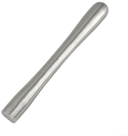 Cocktail-Stampfer aus Edelstahl zum Zerkleinern von Eis und Obst, geeignet für Bar, Restaurant und Zuhause (22,5 cm)