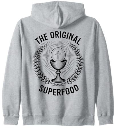 La messe catholique de l'Eucharistie Originale du Superfood Sweat à Capuche