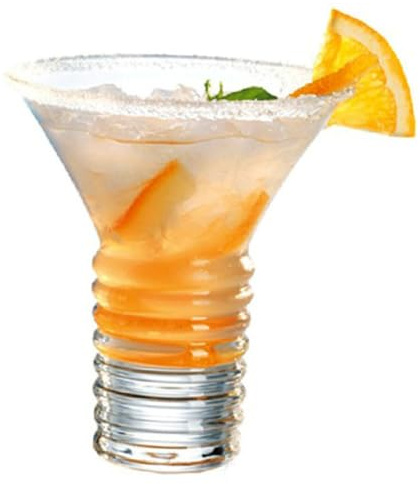 CIYODO Copa de Cóctel Transparente Personalizada Vaso para Beber de Vidrio para Decoración de Fiestas de Playa Vaso de Cerveza para Bebidas