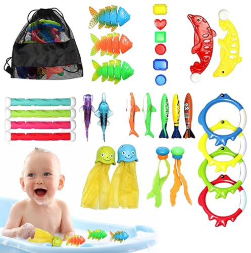 Giocattoli da piscina per bambini | Forniture per giocattoli subacquei | Giocattolo da piscina con pietre preziose,Per ragazzi ragazze Feste di compleanno Eventi tematici Eventi tematici Riunioni