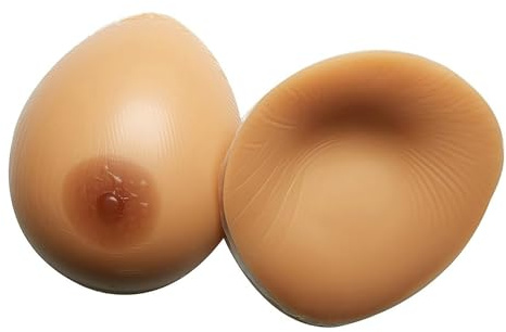 Silikonbröstprotes Droppformade Mastektomi-bh-inlägg(Brown,6000g/pair)
