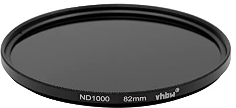 vhbw gråfilter ND-filter ND1000 82 mm passar för digitalkamera, analog kamera