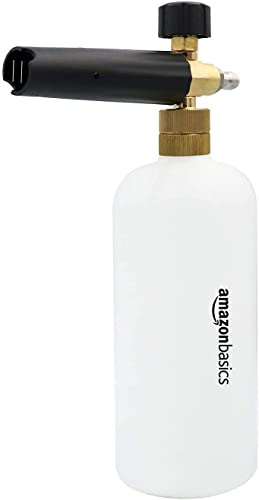 Amazon Basics Schneeschaumschlauch mit 1/4-zoll-Schnellanschluss für Hochdruckreiniger-Pistole, nur kompatibel mit 1/4-zoll-Schnellanschluss, 976 ml