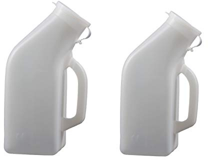 Lot de 2 urinoirs pour homme 1000 ml