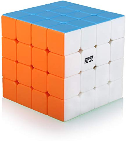 Zauberwürfel 4x4 4x4x4 Speed Cube Stickerless Magic Cube Puzzle Magischer Würfel für Schneller und Präziser mit Lebendigen Farben