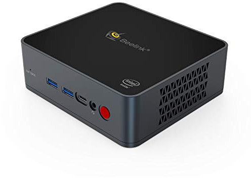 Mini PC GK55 8 Gb di Ram e 128 Gb Ssd, Windows 10,4K Hd, 2 porte Hdmi, Usb 3.0, doppia frequenza WiFi, Bt 4.0
