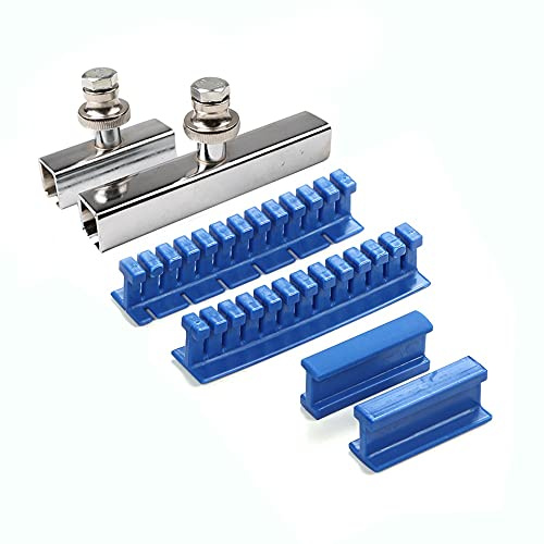 LIANYG Ausbeulwerkzeug 6 STÜCKE Auto Lacklose Delle Reparatur Puller Tabs Entfernung Halter Kit Große Fläche Auto Dent Entfernung Werkzeuge Saugdiet Fixierer 299 (Color : Blue)