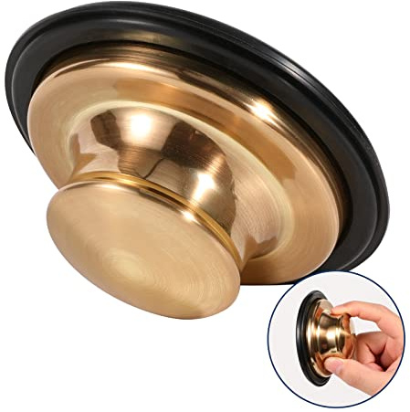 RQYEKDO Kitchen Sink Stopper, Stainless Steel 3-1/2 inch Universal Sink Plug Cover for Garbage Disposal Flange Drain,Fit for InSinkErator, Moen,Waste Maid, and More