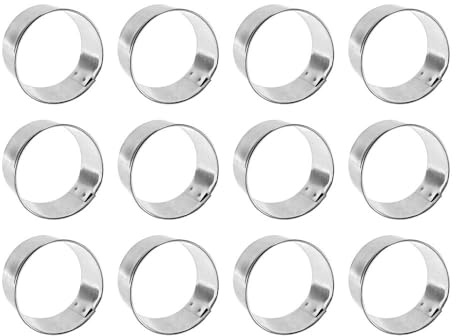 1 Dozen/12 Count Mini Circle Round 2 Inch Cookie Cutters from The Cookie Cutter Shop – Tin Plated Steel Cookie Cutters