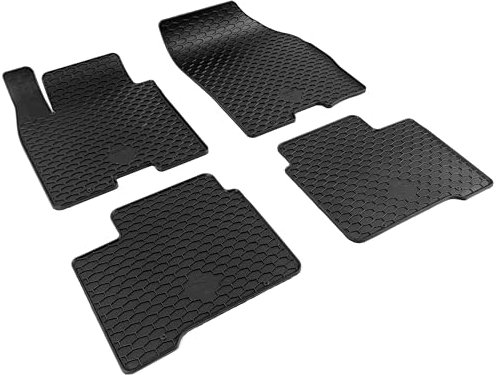 WALSER DirtGuard Gummi Fussmatten Auto für Suzuki Swift V 01/2017-Heute, 100% passgenaue Auto Fußmatten, robuste Universal Fußmatte Auto, Gummimatten Auto