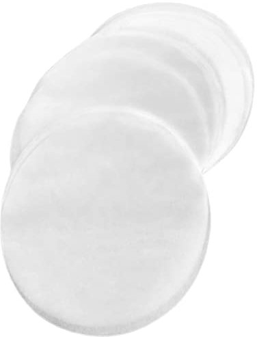BESTonZON 200st Rundes Pergamentpapier Gefrierpapier Ungebleichtes Backpapier Patty-papierquadrate Gepresste Bratlinge Gepresstes Patties-papier Roher Holzstoff Pad-papier Weiß Grill