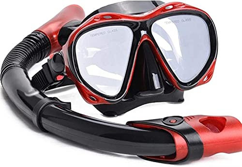 Samnuerly Vollgesichtsmaske Tauchen Tauchmasken Schnorchel-Kits Professionelle Schnorchelausrüstung für Wassersport-Schnorchelausrüstung Masken