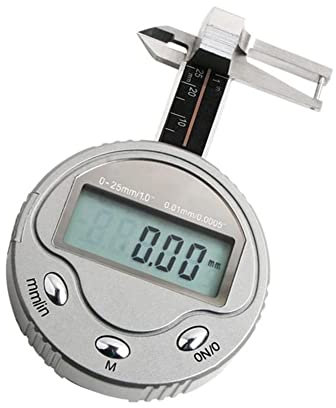 0-25mm 0.01mm Mini-Diamant-Edelstein-Messschieber, Multifunktions-Rund-Digital-Messschieber Diamant & Edelstein Messdicke Werkzeuge Mini-Taschen-Messschieber