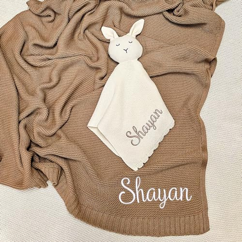 Personalisierte Babydecke,babydecke Mit Namen Mädchen, Personalisierte Geschenke Baby,personalisiert Dünne Decke (Embroidered name)