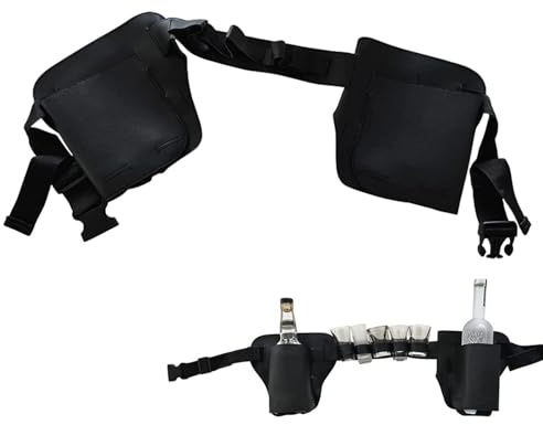 Bier Gürtelhalter für 2 Getränke, Par Bierholster Dosen Flaschen Biergürtel Flaschendosenhalter für Picknick Outdoor Camping Wandern