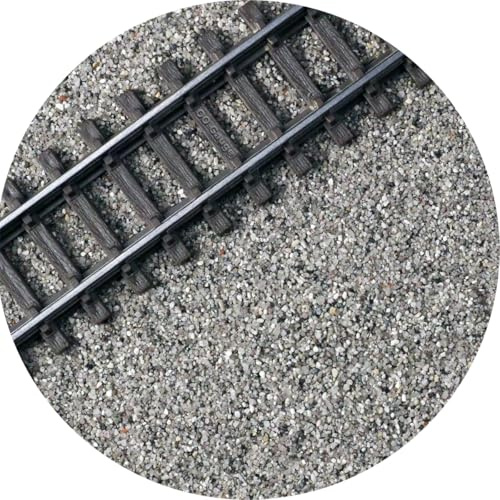 OO/HO Gauge Model Railway Track Ballast - Standard Grey | 250g | Model Railway Scenery Material