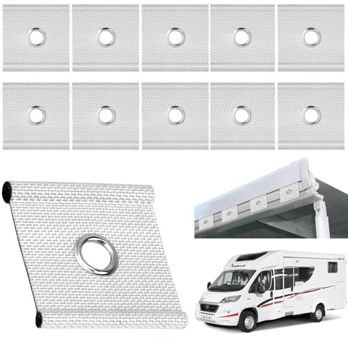 SMYJDMM Kederöse für Kederschiene, 10 Stück RV Markisenhaken, Kederöse for 5/6mm - 7/8mm Kederband Vorzeltkeder Kederhaken Markisenhaken Kederschiene Zubehör für Wohnmobil Wohnwagen Vorzelt Camping