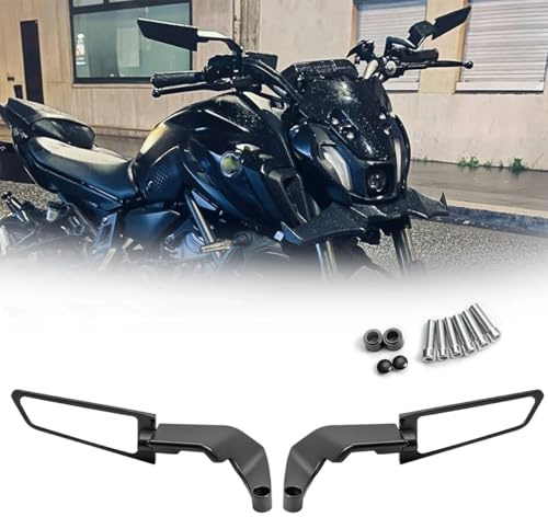 Rétroviseur universel pour moto, rétroviseur latéral, aile de vent, compatible avec Z900 Z1000 ABS, compatible avec MT07