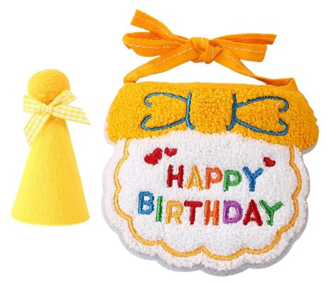 Katzen-Geburtstagshut,Katzen-Geburtstags-Partyhut,Katzen-Happy-Birthday-Partyzubehör | Süßes Katzen-Geburtstagshalsband, lustige Katzen-Geburtstagsparty-Zubehör, Hundekatzen-Geburtstagshut für Ge