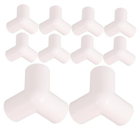 Happyyami 10pcs Pvc Connectors for Pipe Fittings Straight Water Pipe Connector Aquarium Tubing Hose