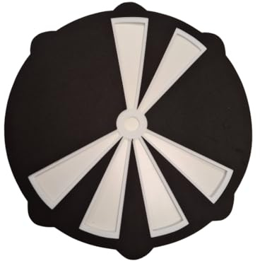 Target Foam Dart Trainer Schaumstoff Segmente 15 bis 20 - Dartscheibe aus Schaumstoff -Dart Zubehör - Training für Auge-Hand-Koordination - Foam for More Focus