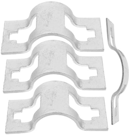 Gadpiparty 4pcs Scaffold Crossbar Locking Clamp Steel Pipe Coupler Scaffold Fixing Clamp Steel Scaffolding Equipment Connecting Retainer for Construction