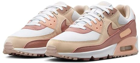 NIKE Air Max 90 Next Nature Premium White/Velvet Brown-Particle Pink 40 EU