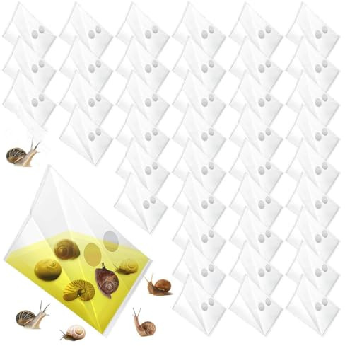 40 Stück Schneckenabwehr Set, Granmagazz Effektive Schneckenfalle & Schneckenzaun für Garten und Hochbeet – Bierfalle zum Schutz von Salat, Erdbeeren und Pflanzen vor Schnecken