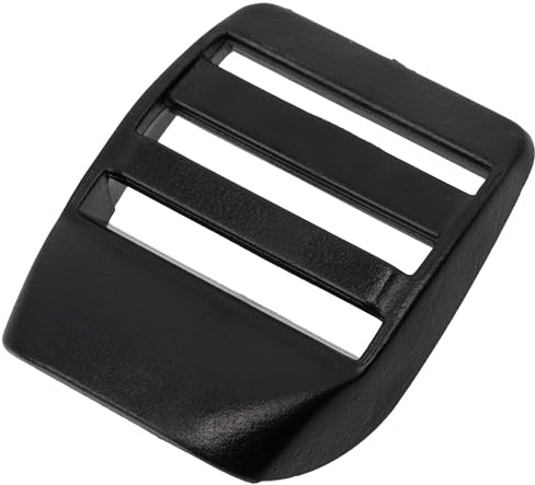 AERZETIX - Juego de 16 Hebillas ajustables deslizantes autoblocantes con 2 barras - correas equipo de aire libre mochila - color negro - en plástico