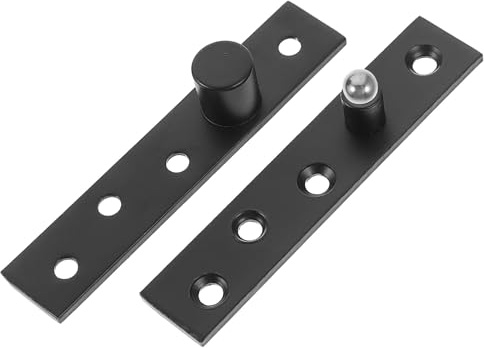 ERINGOGO Cerniera a Perno Girevole 360 Gradi per Porte Armadio, Cerniera Nascosta in Acciaio Inox, Dimensioni Medie, Supporto Robusto e Installazione Salvaspazio per Porte Varie