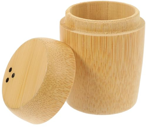 Operitacx Porte-cure-dents réutilisable en bambou - Pratique - Pour les desserts à la maison et au bureau - Léger - Facile à nettoyer