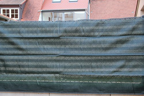 Recinzioni, verde scuro, in diversedimensioni, protezione per il balcone, paravento, rete per campi da tennis, rete ombreggiante