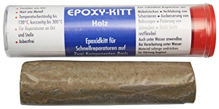 MW Reparaturkitt Holz Epoxidharz 2K Komponenten Schnellreparatur 56g