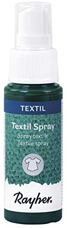 Rayher 35027430 Spray textil, color verde pino, 50 ml