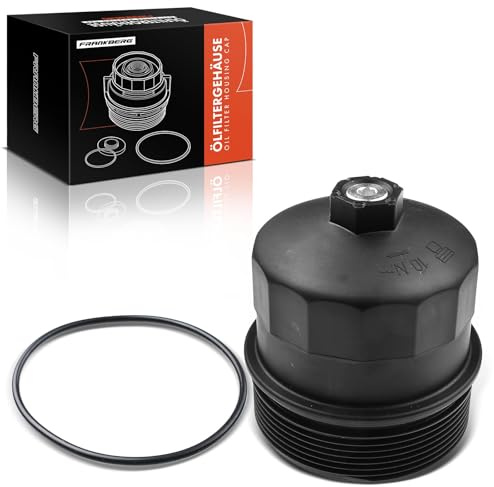 Frankberg Coperchio alloggiamento filtro olio 11427521353 | Compatibile con: Serie 6 Cabrio E64, X5 E53, Serie 7 E65 E66 E67, Phantom VII Drophead Coupé RR2, X5 E70
