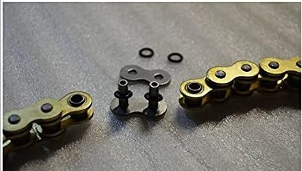 TERAM LOISIRS Attache Rapide Or à Riveter Compatible pour Chaine Pas 530 + Joints Toriques ORing Neuf France