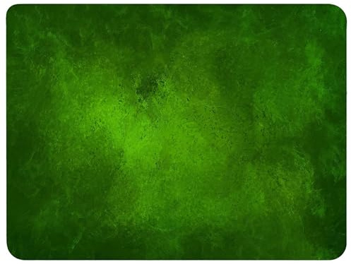 Silent Monsters Tappetino Mouse 24 x 20 cm piccolo, Verde, Bordo tagliato al laser, Durevoli, antiscivolo e silenzioso, gioco, ufficio, casa, lavabile, arrotolabile, Tappetini per il Gaming Mousepad