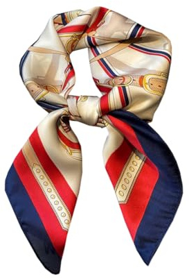 Ecroon Damen Seide Gefühl Schal Halstuch Schal Frauen Seidenschal Seidentuch Scarf Bandana Taschentuch Ansatz Handgelenk