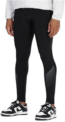 Muscle Alive Herren Yoga Kompressions Leggings Strumpfhose Trainieren Hosen | Fitnesshose,Grundschicht,Kühl trocknen,Sport Herren Hosen,Pilates leggings,Bodybuilding gym workout,Strumpfhosen Laufen