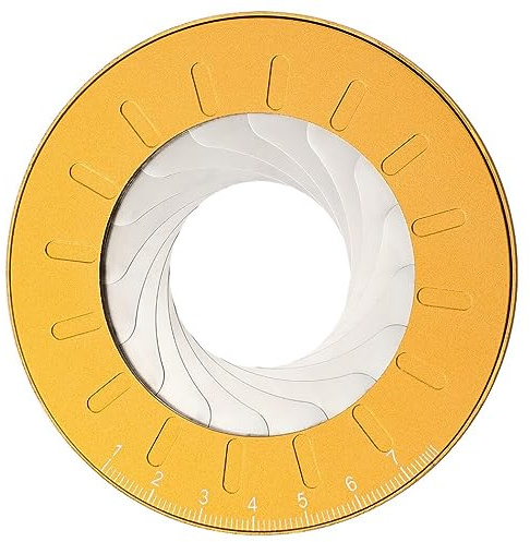 Kapmore Drehbares verstellbares Kreisschablonenlineal, Aluminiumlegierung und Edelstahl, Kreis Maker zum Zeichnen, geometrische Zeichenschablone