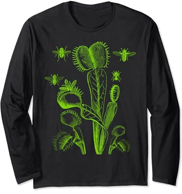 Carnivorous Plant Venus Fly Trap Long Sleeve T-Shirt