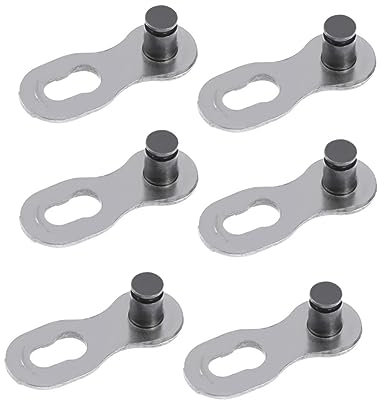 Kisangel 3pairs Speed Bike Chain Connector Links Bicycle Chain Link Stainless Steel Bike Buckle