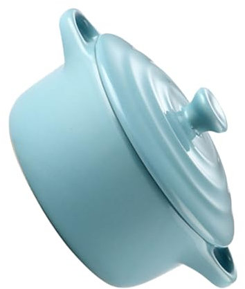 Cabilock Schüssel Mit Deckel Keramik Für Küche Zu Hause Mikrowellengeeignet Mit Doppelgriff Eintopfschüssel Schmorpfanne