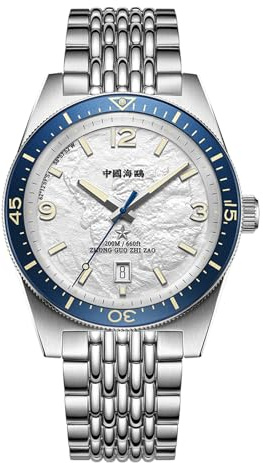 SEA-GULL Seagull Herren-Automatikuhr, Antarktis-Expedition, luxuriöse Taucheruhr, 200 m wasserdicht, 40 mm, mechanische Armbanduhr, 1064A