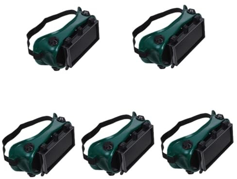 Hemobllo 5stücke Welding Goggles Mit -up-funktion Schutzbrille Für Schweißer Uv Und Strahlenschutz Für Schweißen Löten Schleifen Und Schneiden Komfortabler Sitz Kratzfest Und